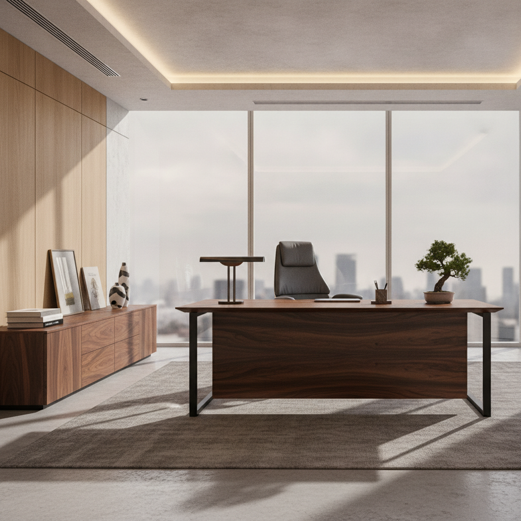 Müdür Masası Seçimi: Prestij ve Ergonomi İçin Rehber